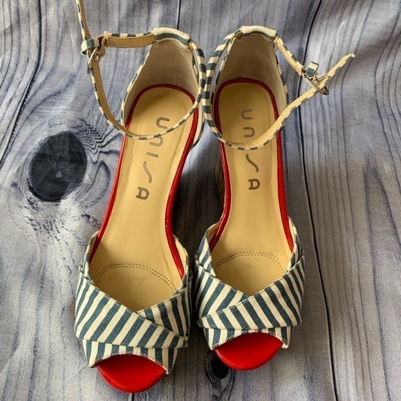 ✅5X Host Pick✅ Unisa Wedge Open Toe Shoes, 6M - Picture 6 of 7